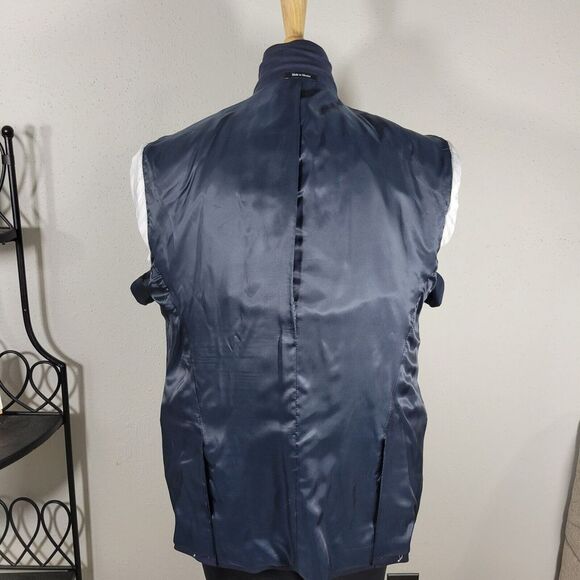 Pronto Uomo Platinum Men's Sport Coat Suit Jacket Two Button Navy Wool 42R NEW - Picture 10 of 14